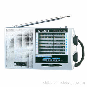 FM/TV/MW/SW1-9 12 Band Radio, Good Sound, High-sensitivity, Low-noise